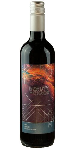 Beauty in Chaos Syrah 2018 wine bottle