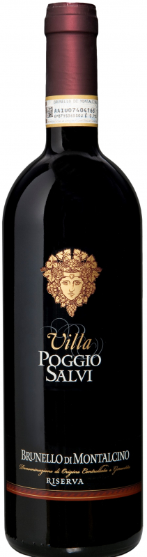 Villa Poggio Salvi Brunello di Montalcino DOCG Riserva 2018 wine bottle