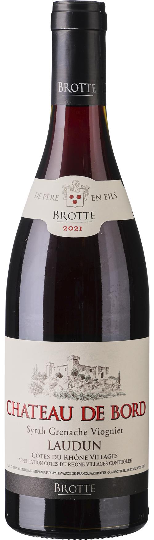 Brotte Château de Bord Rouge wine bottle