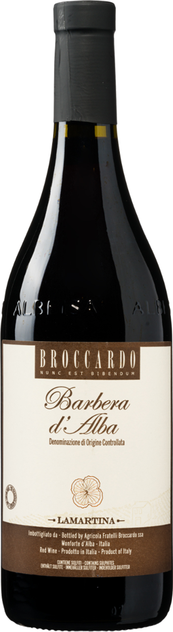 Broccardo Barbera d'Alba La Martina 2020 wine bottle