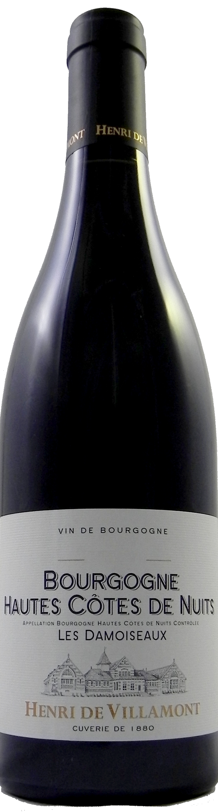 Henri de Villamont Hautes Cotes de Nuits les Damoiseaux 2018 wine bottle