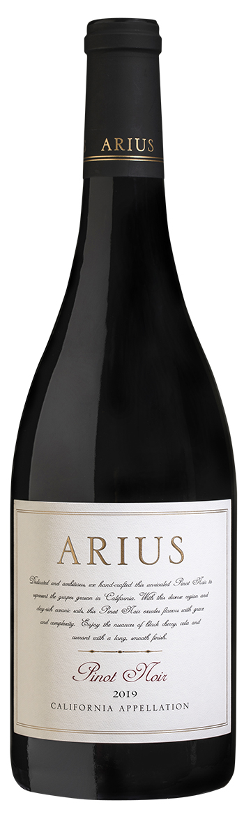 Arius Pinot Noir California 2019 wine bottle