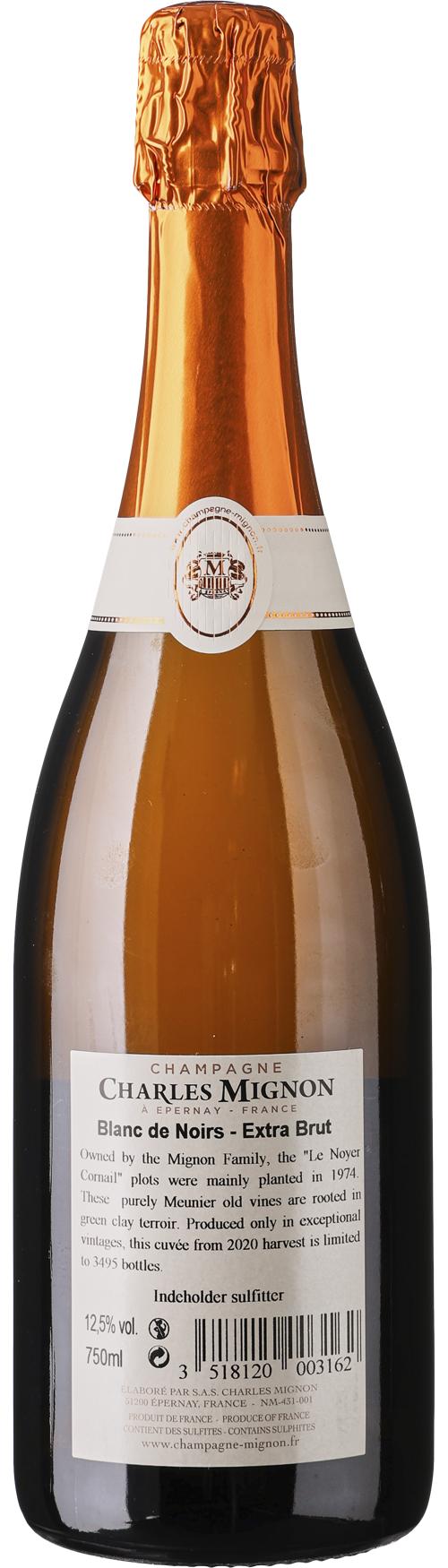 Charles Mignon Le Noyer Cornail Champagne Extra Brut wine bottle