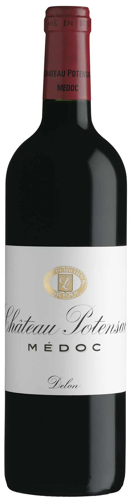 Chateau Potensac Medoc Cru Bourgeois 2000 i trækasse wine bottle