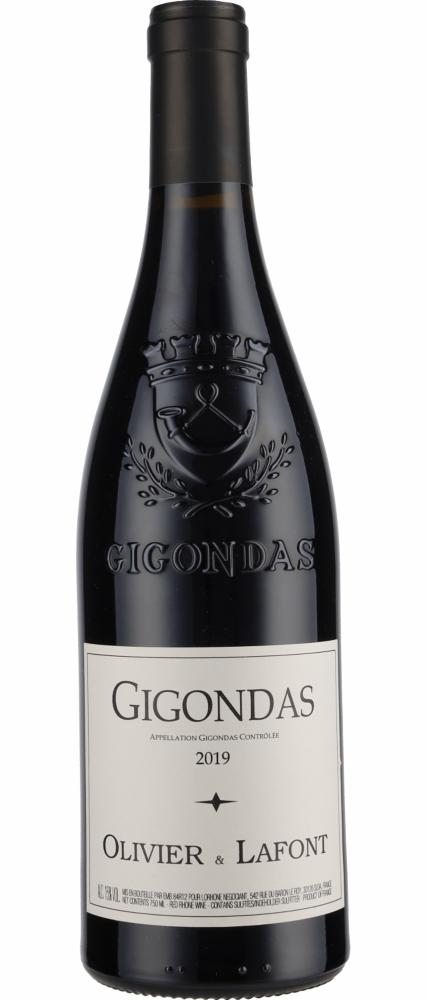 2020 Gigondas Olivier Lafont Lorhone wine bottle