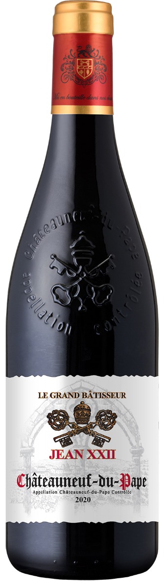 Jean XXII Chateauneuf-du-Pape Le Grand Batisseur 2020 wine bottle