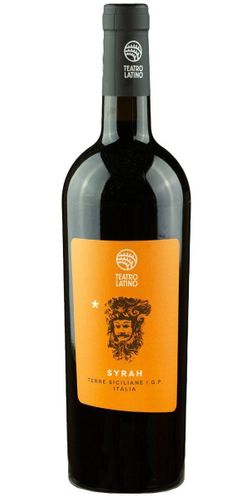Teatro Latino, Syrah, Terre Siciliane IGP 2023 wine bottle