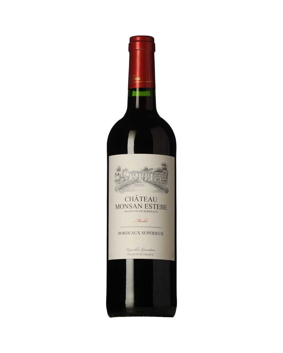 Château Monsan Estebe Bordeaux Superieur wine bottle