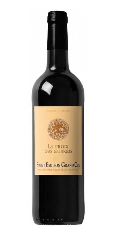 La Croix des Aubrais, Saint-Emilion Grand Cru 2022 wine bottle