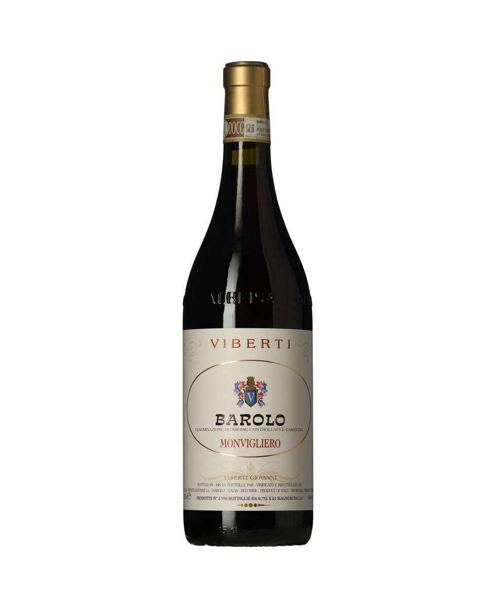Viberti Monvigliero Barolo D.O.C.G. wine bottle