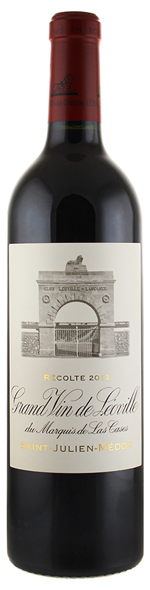 Chateau Leoville Las Cases 2. Cru Classé Saint-Julien 2012 wine bottle