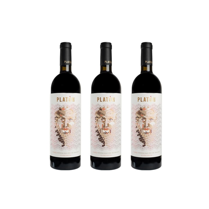 Divina Proporcion 3 fl Platon Gavekasse wine bottle