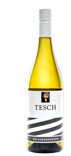 Tesch Weissburgunder trocken T-Line Nahe 2021 wine bottle