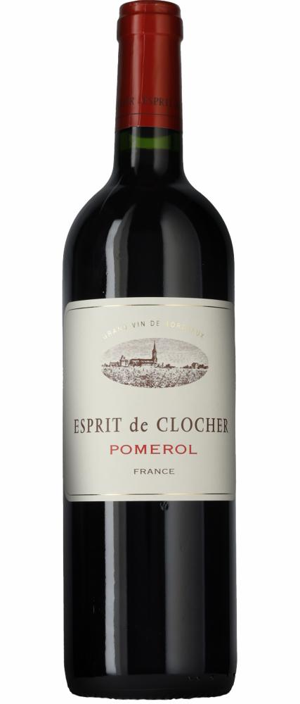 2019 Esprit de Clocher Pomerol wine bottle