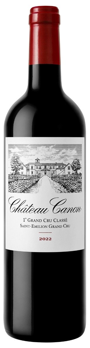 EN PRIMEUR Chateau Canon 1er Grand Cru Classe B Saint-Emilion 2022 - 3 stk trækasse wine bottle