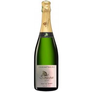 Extra Brut Champagne wine bottle
