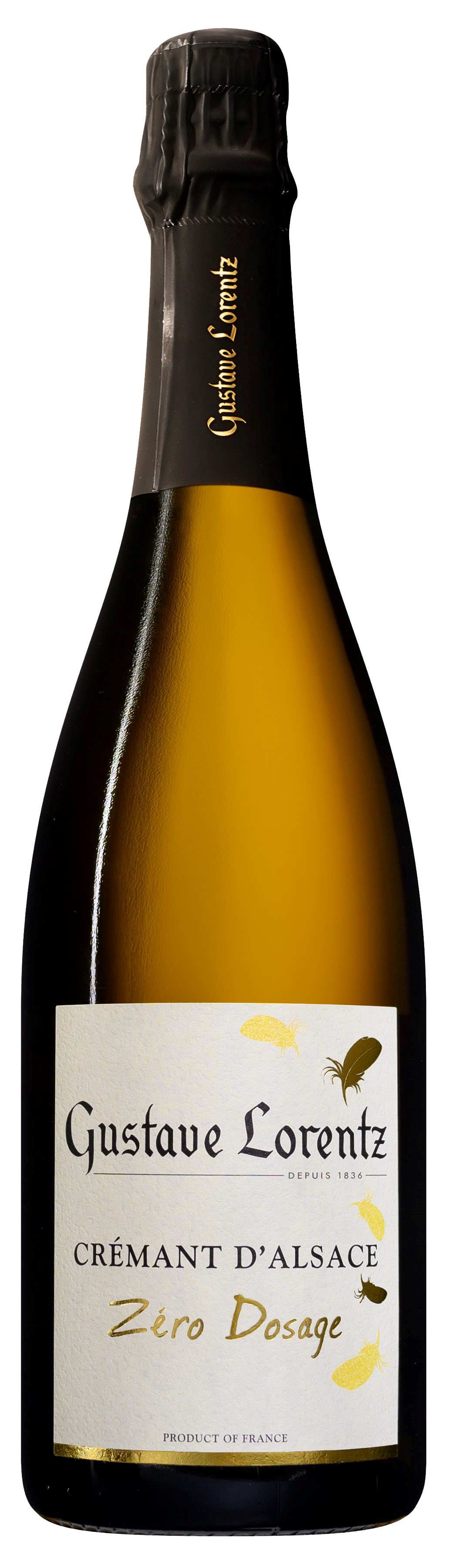 Gustave Lorentz Crémant d'Alsace Zero Dosage 2019 wine bottle