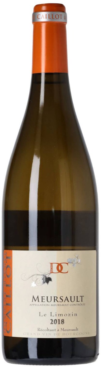 Domaine Caillot Meursault Le Limozin 2018 wine bottle
