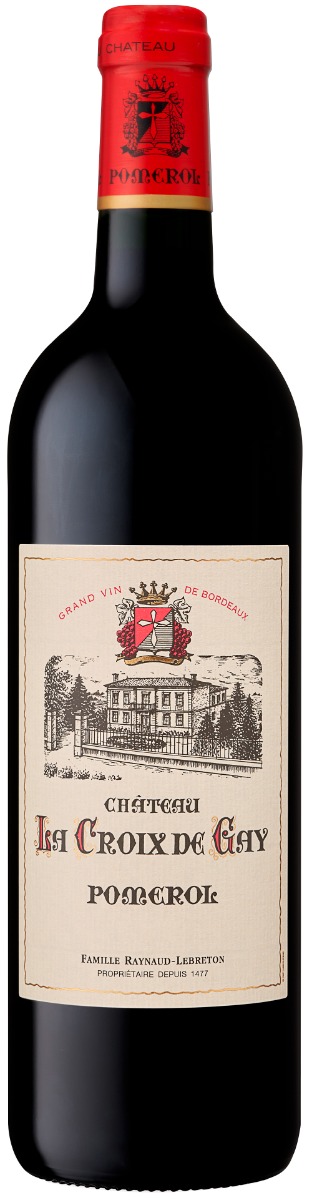 Chateau La Croix de Gay Pomerol 2021 i 12 stk trækasse wine bottle