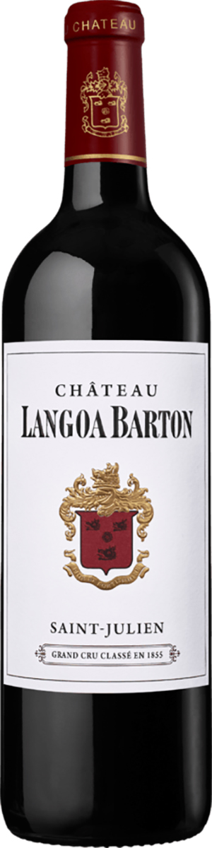 Chateau Langoa Barton Saint-Julien 3. Cru Classé 2020 i trækasse wine bottle