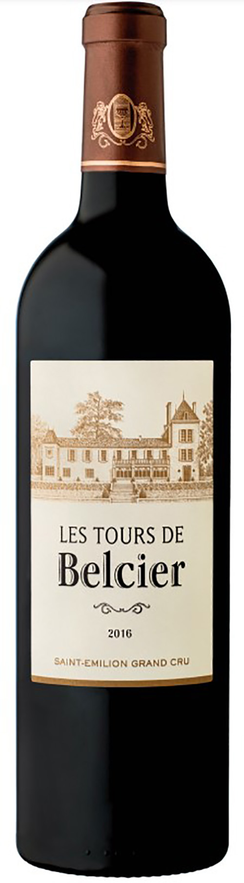 Les Tours de Belcier Saint-Emilion Grand Cru 2016 wine bottle