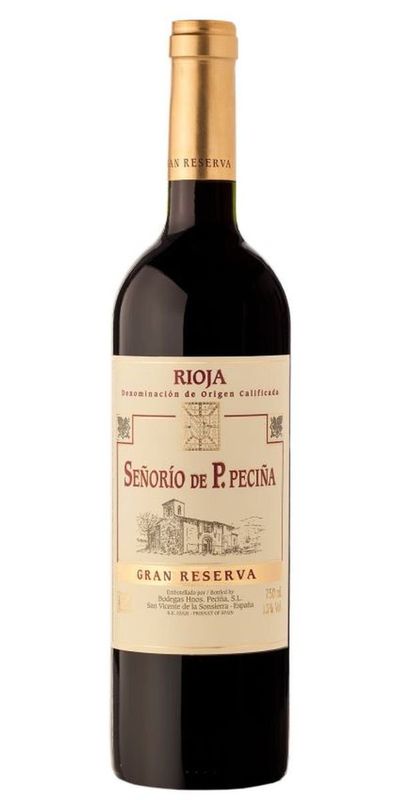 Senorio De P. Pecina Gran Reserva 2016 wine bottle