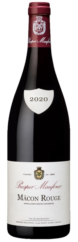 Prosper Maufoux Macon Rouge 2020 wine bottle