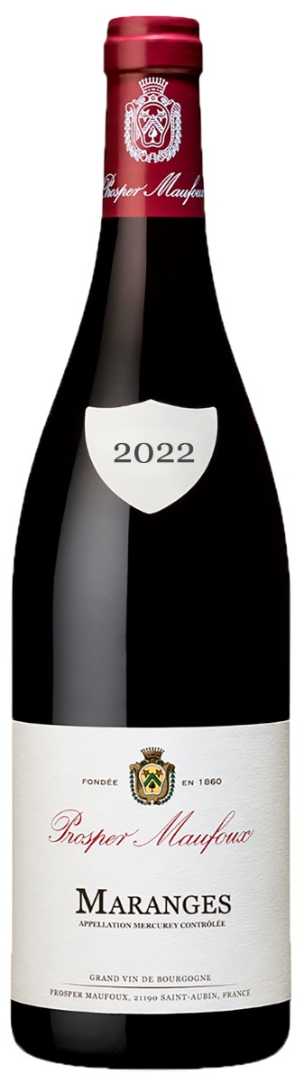 Prosper Maufoux Maranges Rouge 2022 wine bottle