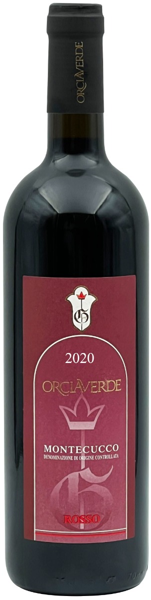 Orciaverde Rosso 2020 ØKO wine bottle