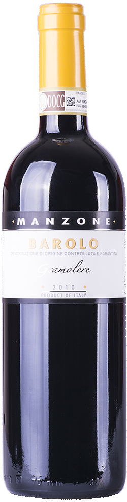 Manzone Barolo DOCG Gramolere 2010 wine bottle