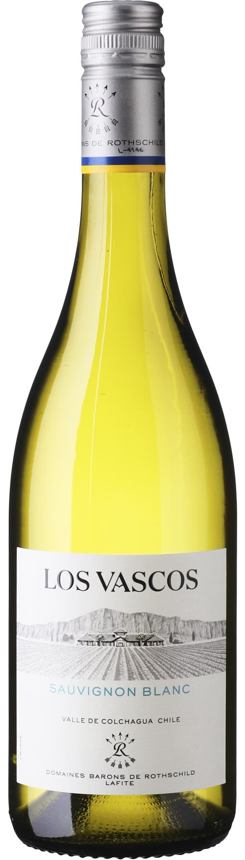 Los Vascos Sauvignon Blanc wine bottle