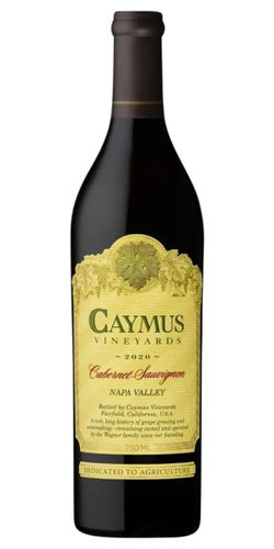 Caymus, Cabernet Sauvignon 2020 wine bottle