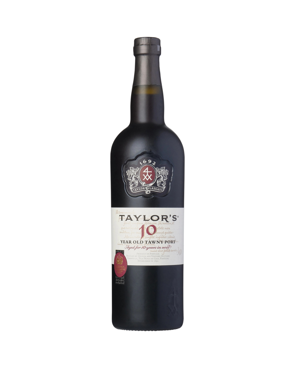 Taylor's 10 Year Old Tawny Port wine bottle