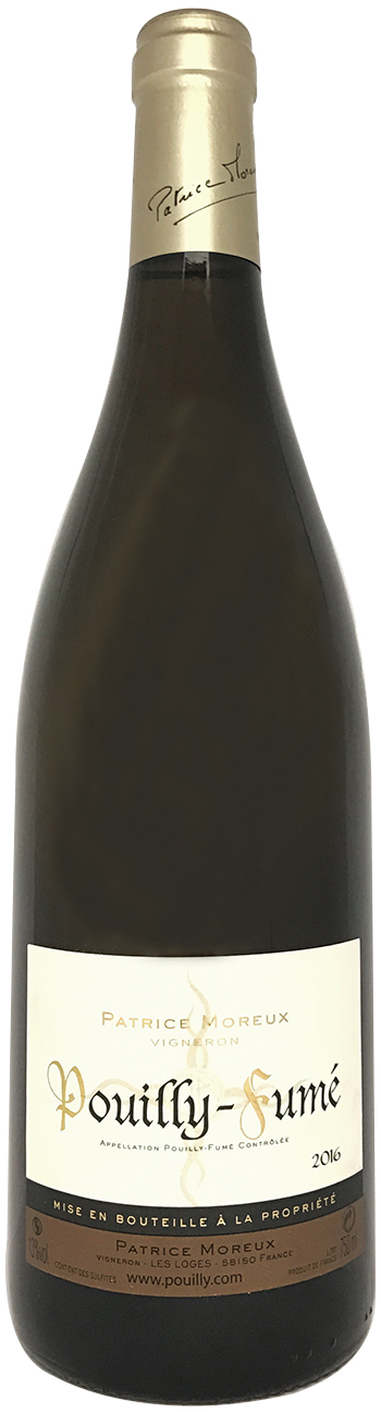 Pouilly-Fume 2016 Patrice Moreux wine bottle