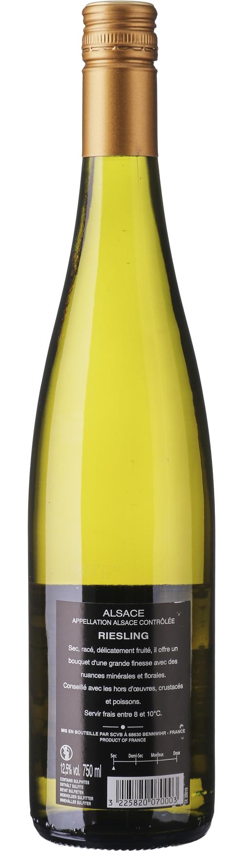 Lentz Riesling wine bottle