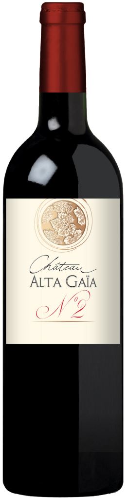 No 2 Alta Gaïa Bordeaux Supérieur 2014 wine bottle