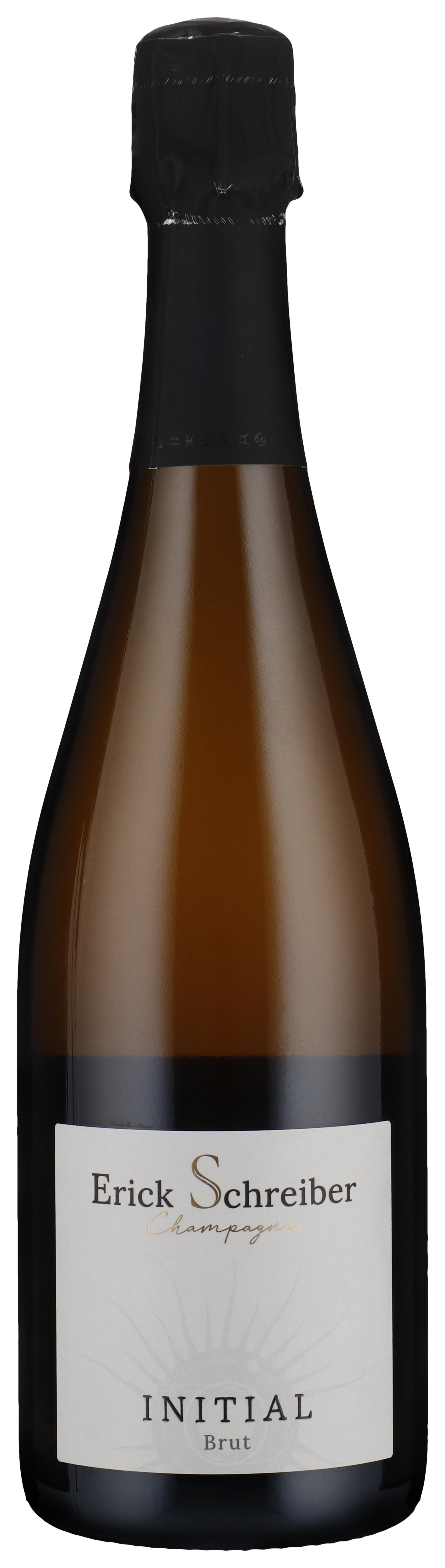 Initial - Brut wine bottle