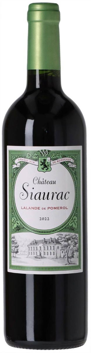 Chateau Siaurac 2022 Lalande de Pomerol wine bottle
