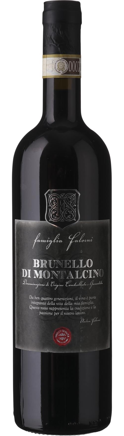 Famiglia Falorni Brunello di Montalcino DOCG wine bottle