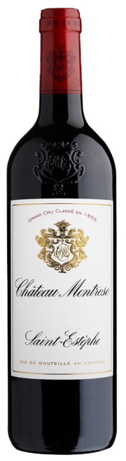 Chateau Montrose Saint-Estephe 2. Cru Classé 2021 i trækasse wine bottle