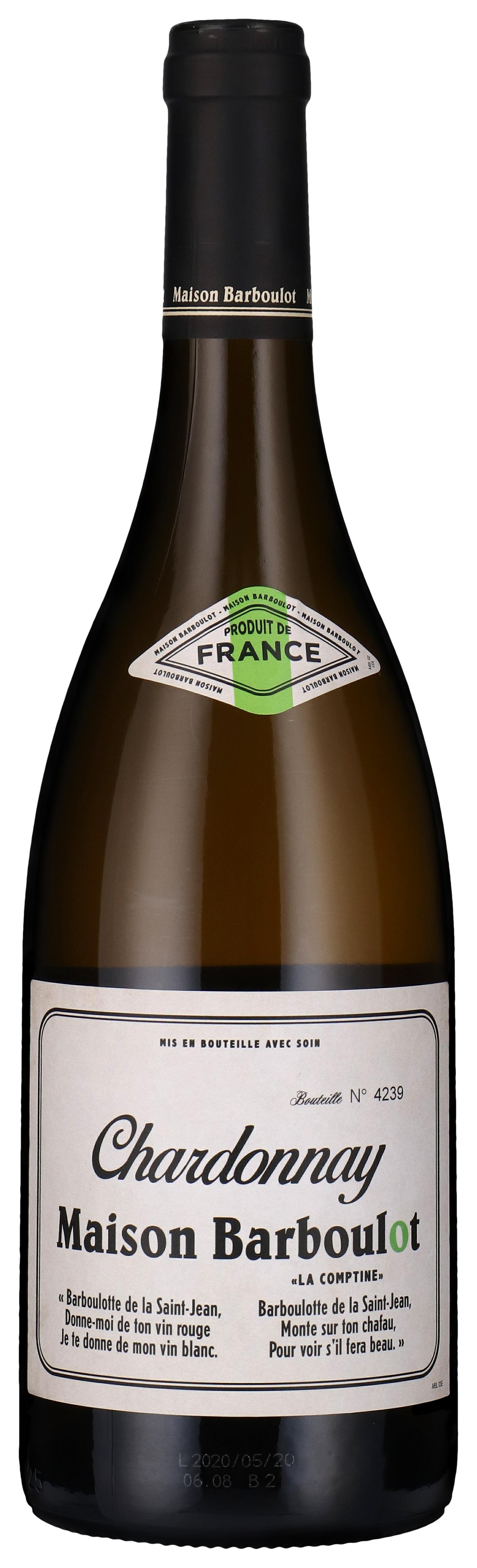 Chardonnay 2025 wine bottle