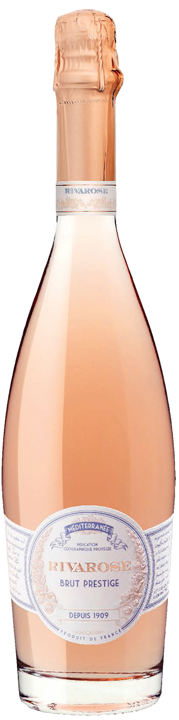 Rivarose Brut Prestige wine bottle