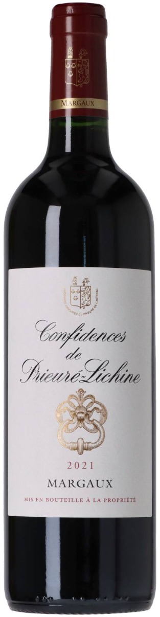 Confidences du Prieure-Lichine Margaux Rouge 2021 wine bottle