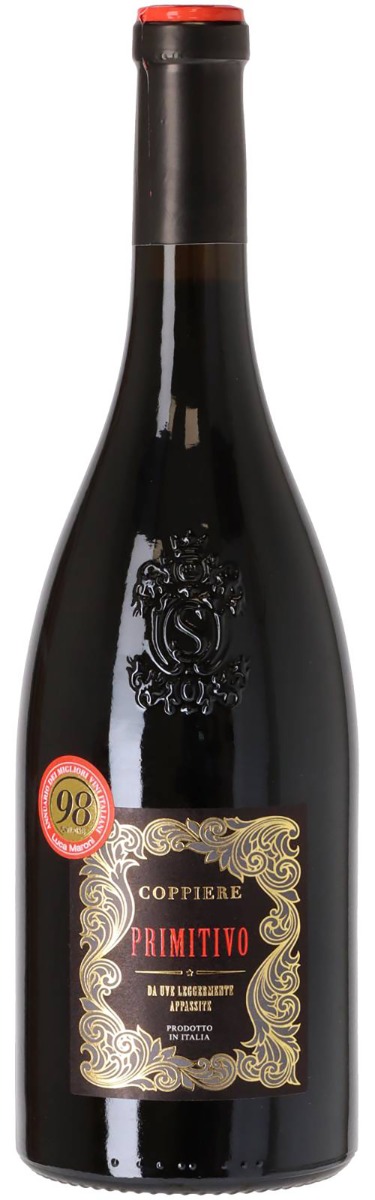 Coppiere Primitivo Appassite 2023 wine bottle