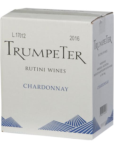 Rutini Trumpeter Chardonnay wine bottle