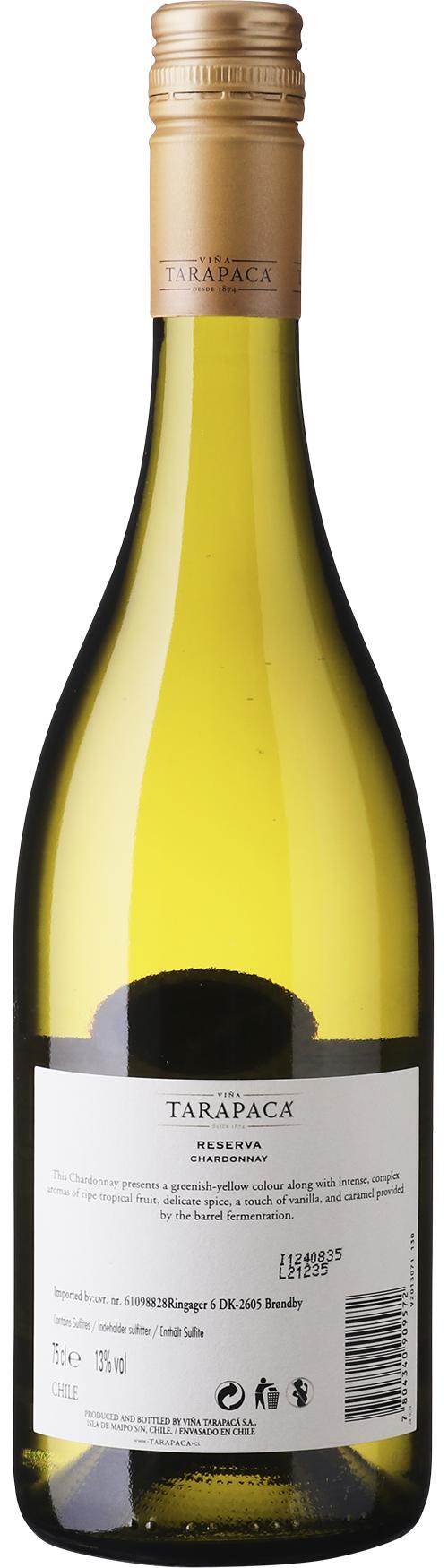 Viña Tarapacá Reserva Chardonnay wine bottle