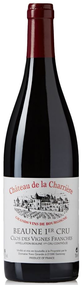 Château de la Charrière (Yves Girardin) Beaune 1er Cru Clos des Vigne Franches 2019 wine bottle
