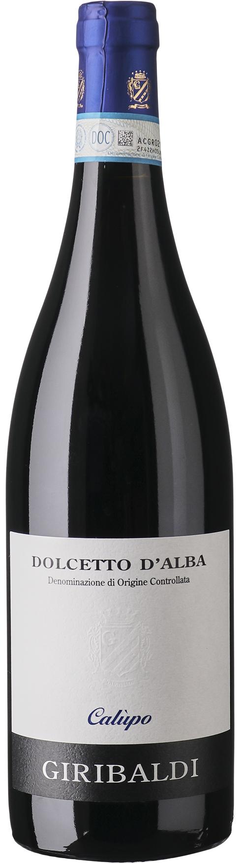 Azienda Agricola Mario Giribaldi Dolcetto d'Alba DOC Calupo økologisk wine bottle