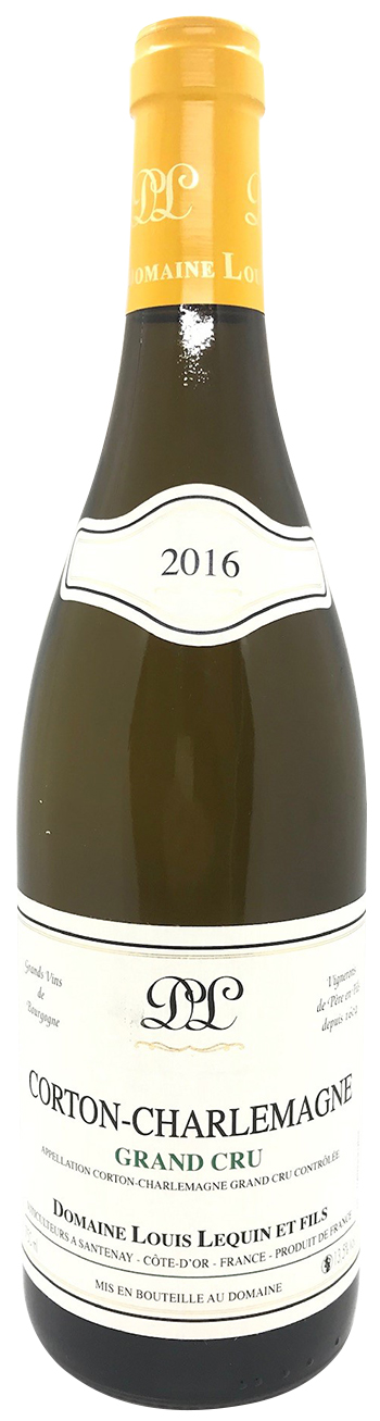 Domaine Louis Lequin et Fils Corton-Charlemagne Grand Cru 2016 wine bottle