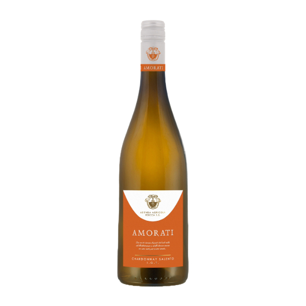 Amorati Chardonnay Salento IGT wine bottle